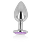 OHMAMA - PLUG ANAL CON CRISTAL VIOLETA 9 CM