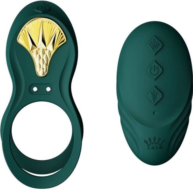 ZALO - BAYEK ANILLO VIBRADOR CONTROL REMOTO PAREJAS VERDE