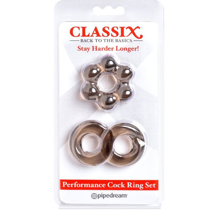 CLASSIX - SET 2 ANILLOS PENE GRIS