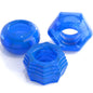 CLASSIX - SET 3 ANILLOS PENE AZUL