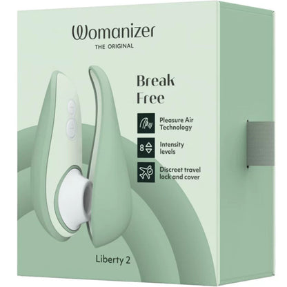 WOMANIZER - LIBERTY 2 ESTIMULADOR & SUCCIONADOR CLITORIS VERDE CLARO