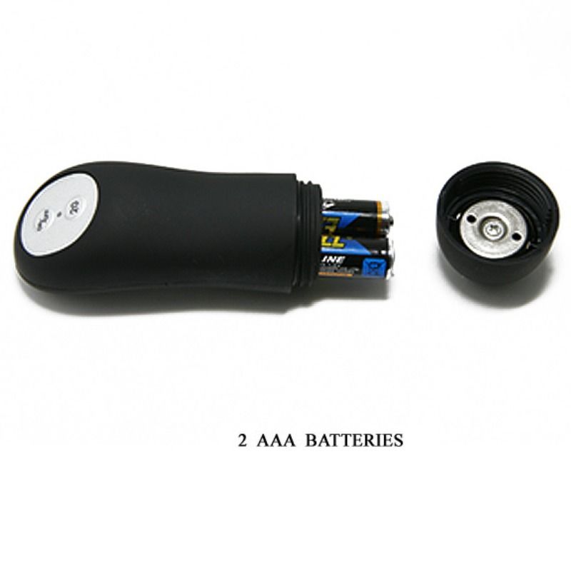 BAILE - BUTT PLUG ANAL CON VIBRACION NEGRO