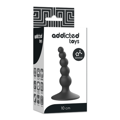 ADDICTED TOYS - ANAL SEXUAL PLUG 10 CM NEGRO